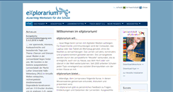 Desktop Screenshot of explorarium.de