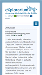 Mobile Screenshot of explorarium.de