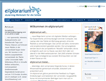 Tablet Screenshot of explorarium.de